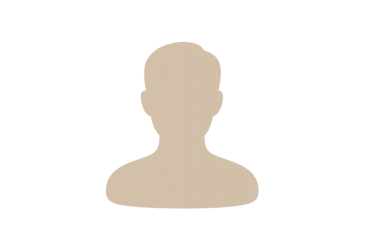 create a silhuete of a man icon, 32px. the theme color of the store is #D9C7B3